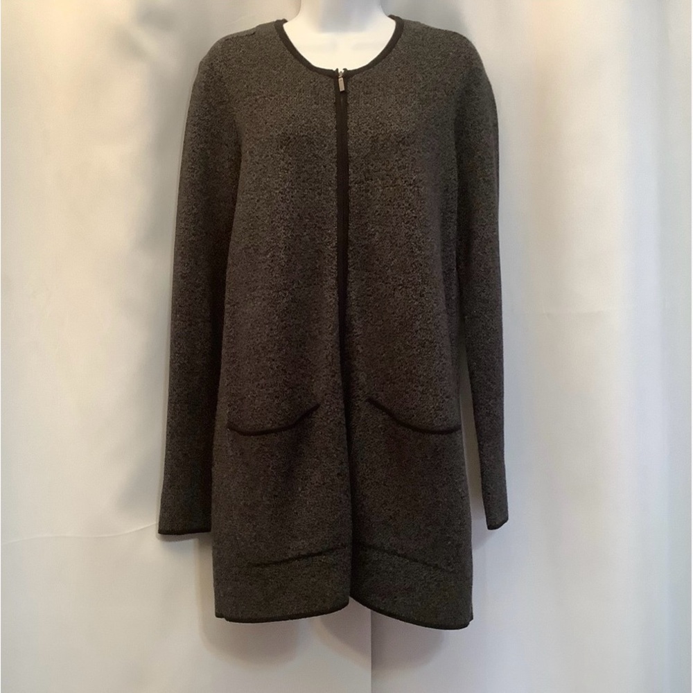 Original Nicole Miller Cardigan Women’s Size Small Full Zipper Pockets